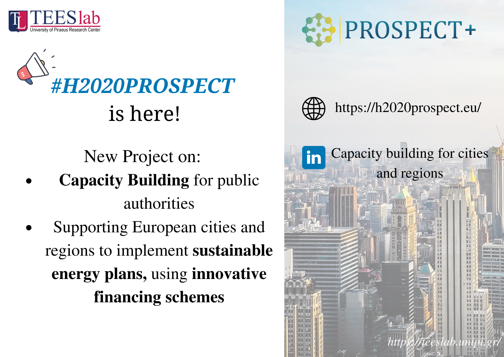 The successful H2020 project Prospect is back as PROSPECT+!