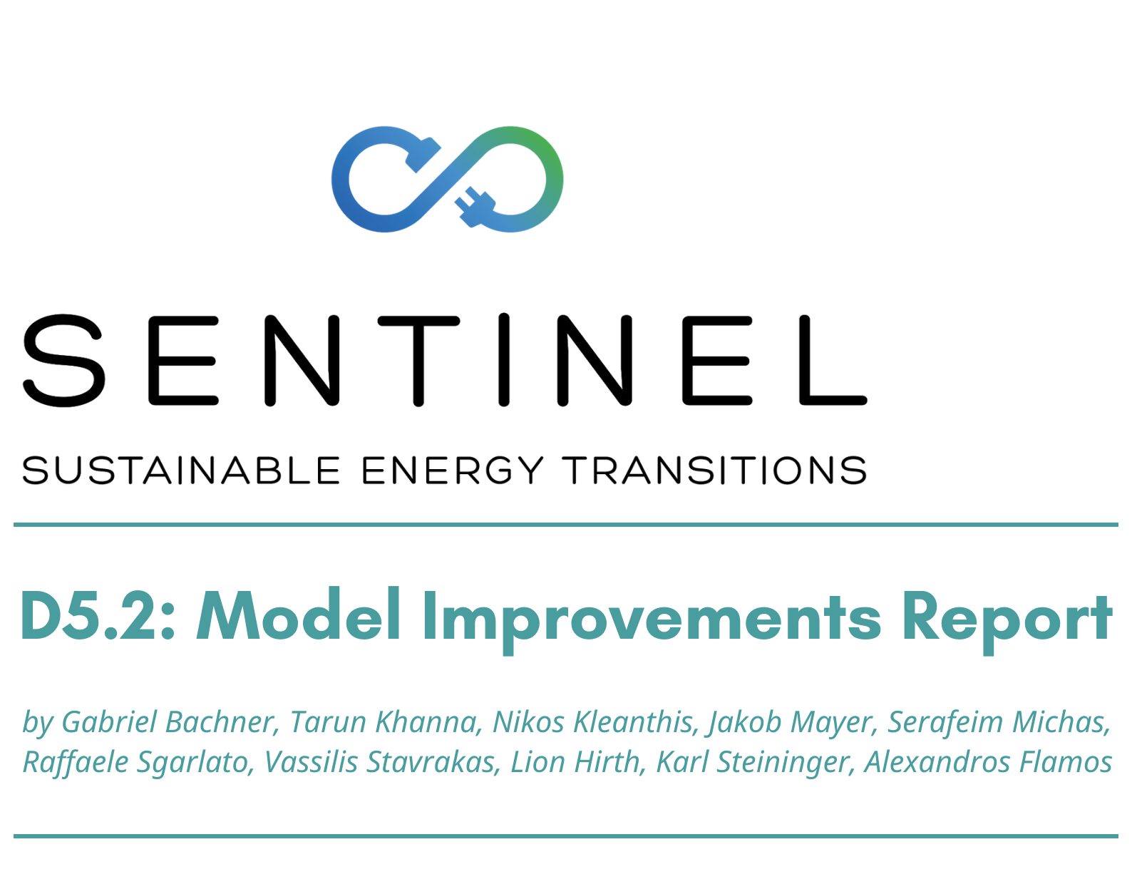 New Sentinel report on Market and Economic Impact Models Refinements to Match User Needs