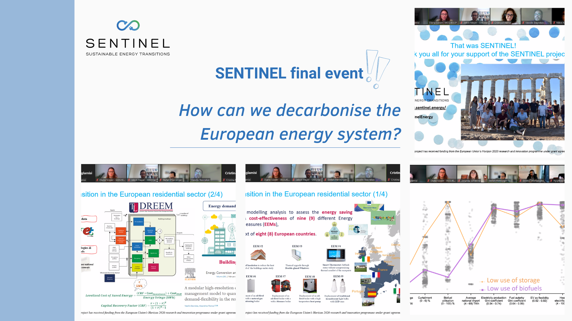 SENTINEL final event: How can we decarbonise the European energy system?