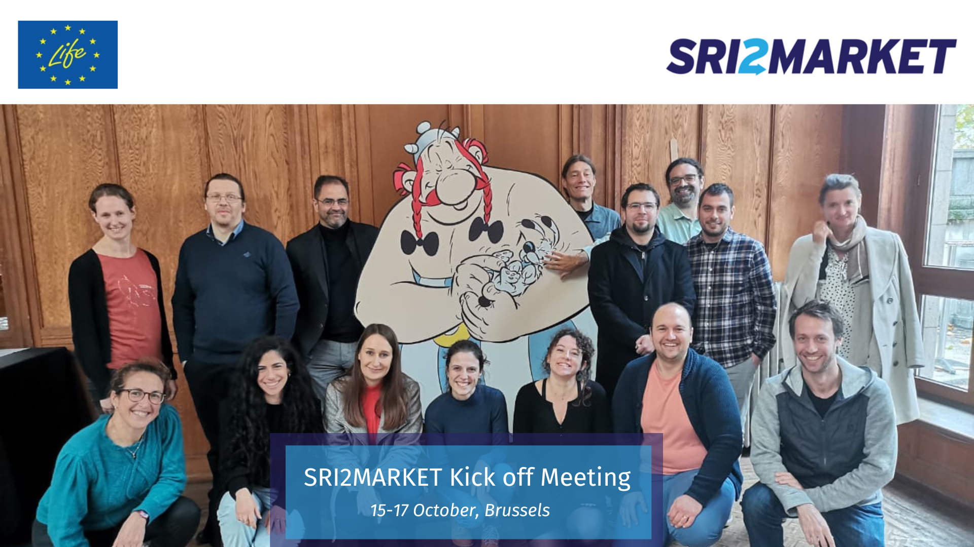 Welcome to our new Life SRI2MARKET project!