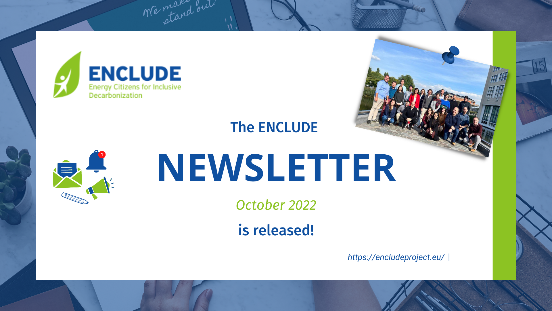 ENCLUDE: 2nd Newsletter is now released!