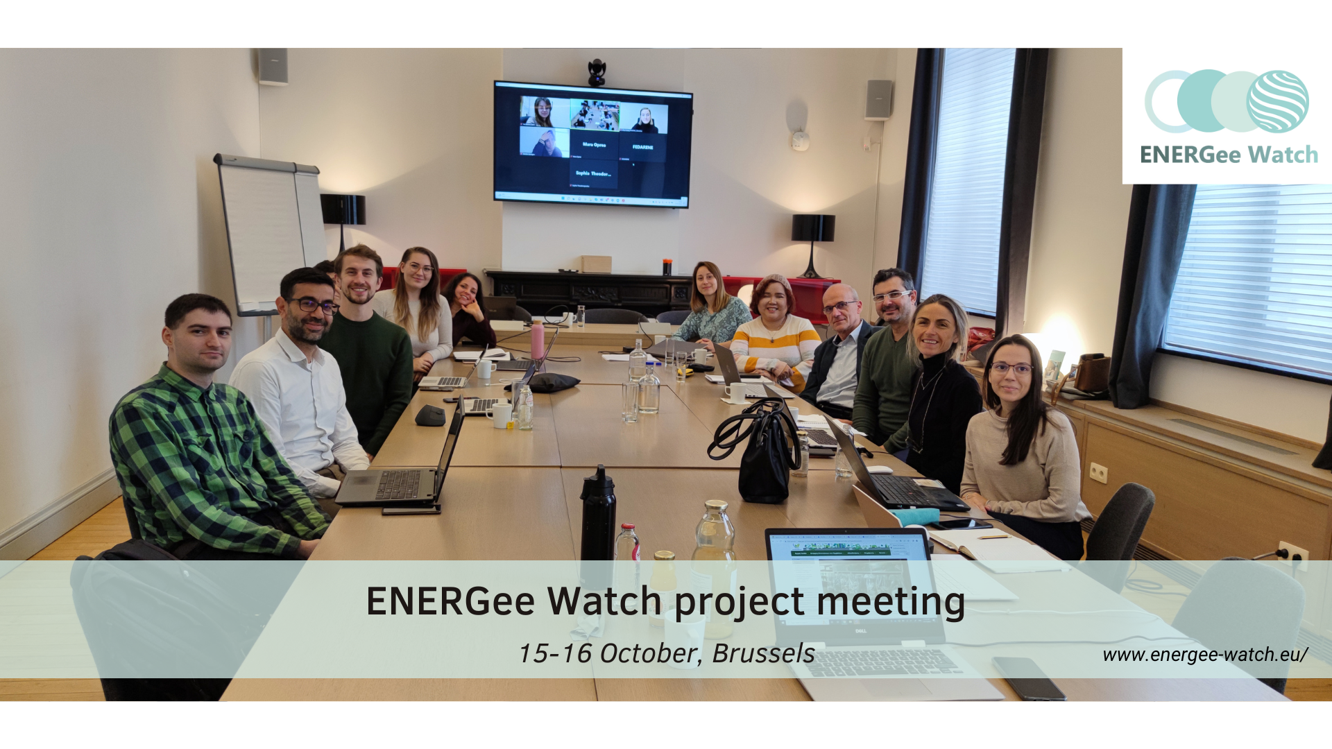 ENERGee Watch: 3rd Learning cycle and first in-person project meeting in Brussels!