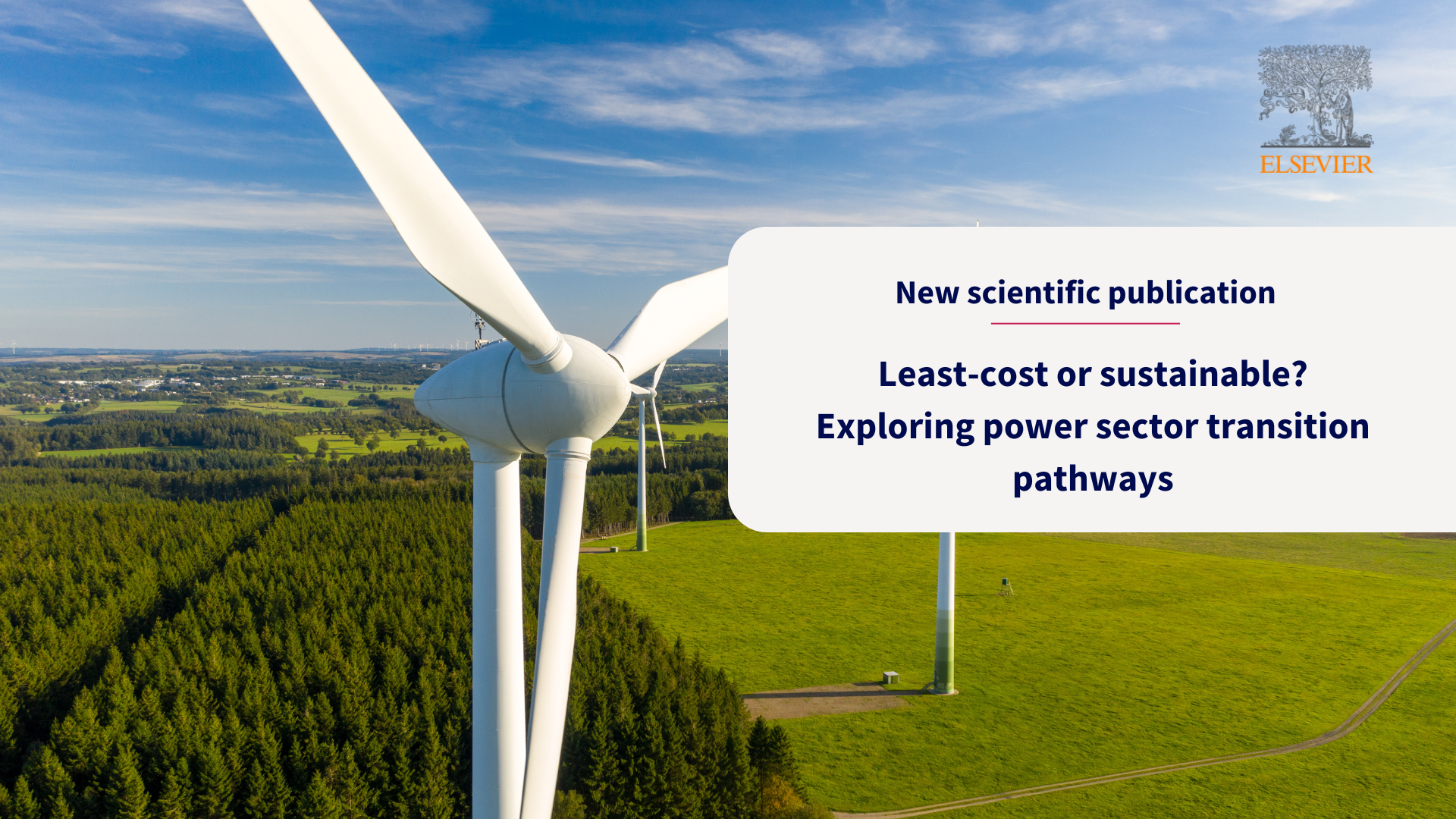 New scientific publication: Least-cost or sustainable? Exploring power sector transition pathways