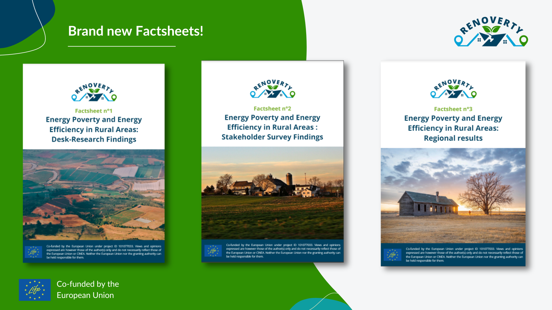 RENOVERTY project: Brand new series of factsheets on updating the energy poverty framework in European rural areas!