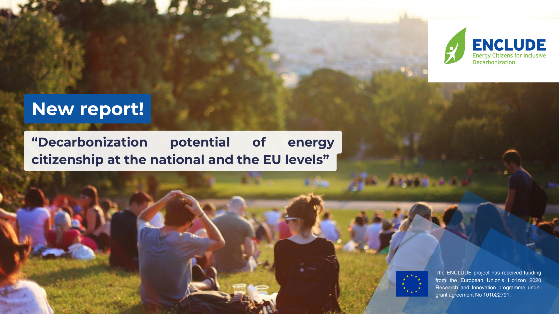 New report on the “Decarbonisation potential of energy citizenship at the national and the EU levels”