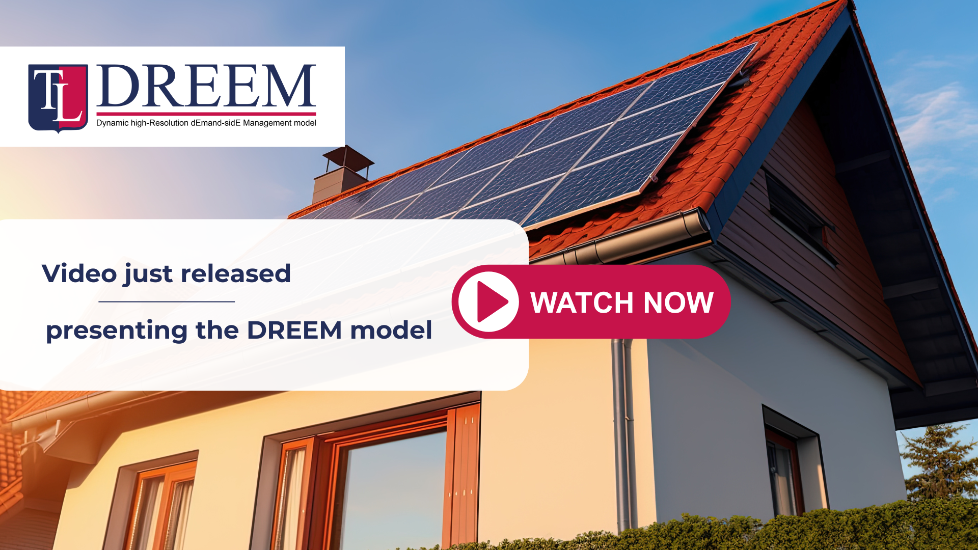 Watch our brand-new video about the Dynamic high-Resolution dEmand-sidE Management (DREEM) model!