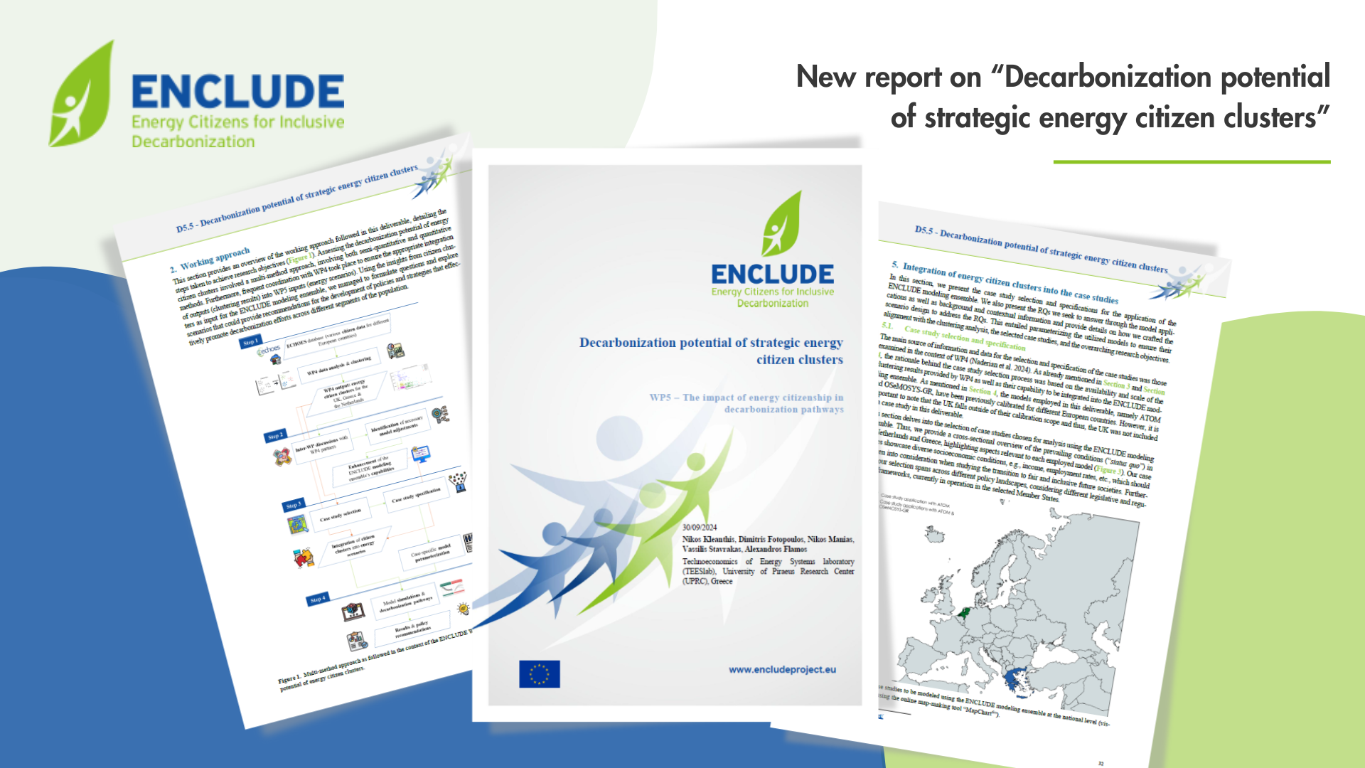 New report on the “Decarbonization potential of strategic energy citizen clusters” is now out!