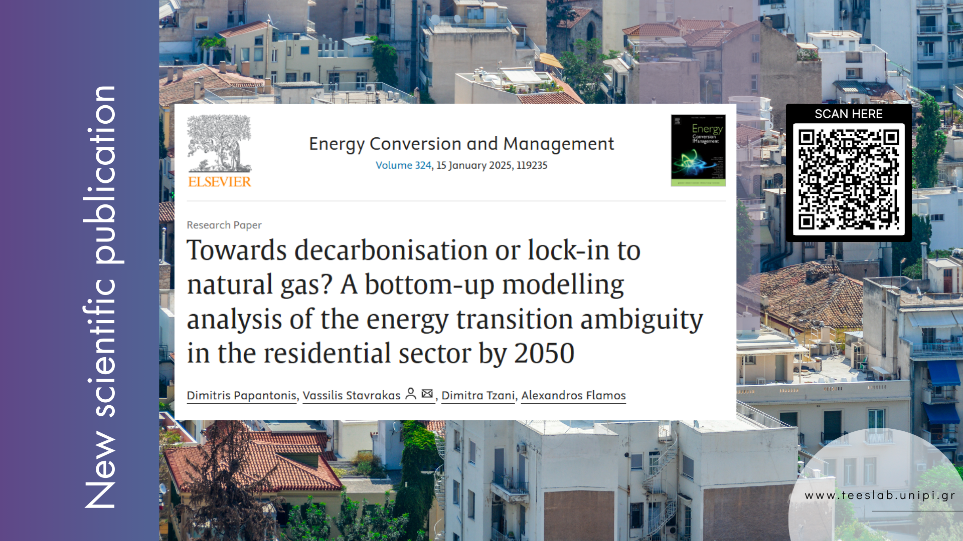 New Research Paper Alert: Decarbonising the Greek Residential Sector by 2050!