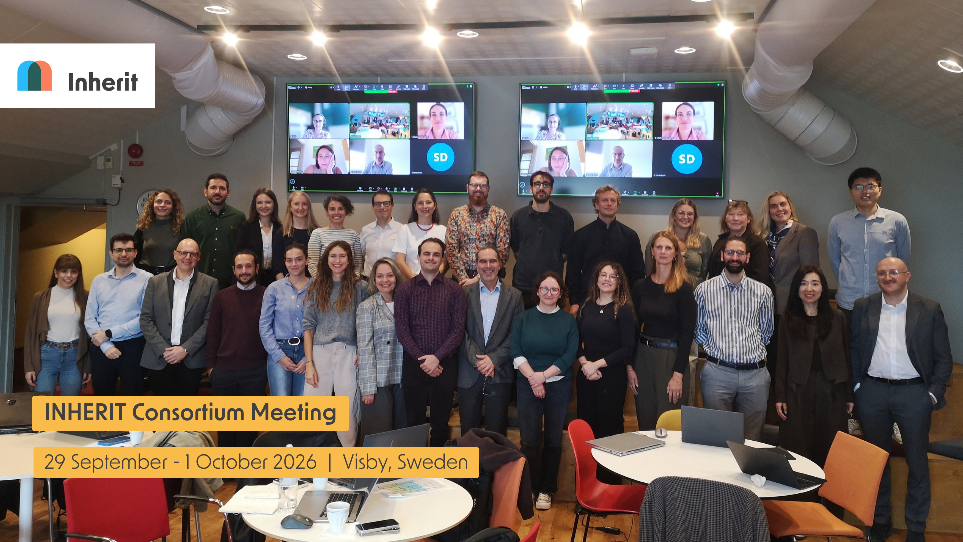 INHERIT consortium meeting in Visby: Exploring how historic buildings can become more sustainable